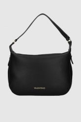 VALENTINO Czarna torebka arepa hobo. Czarne torebki klasyczne damskie Valentino by Mario Valentino, bez wzorów, bez dodatków. W wyprzedaży za 399.99 zł.