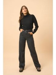 Just Cashmere Kaszmirowy golf "Billy" w kolorze czarnym rozmiar: S. Czarne golfy damskie Just Cashmere, s, bez wzorów, z kaszmiru, bez ramiączek. Za 456.99 zł.