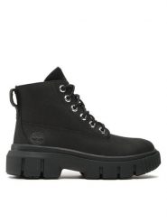 Timberland Trapery Greyfield Leather Boot TB0A5RNG0011 Czarny. Czarne trapery damskie Timberland, ze skóry, bez obcasa. Za 519.99 zł.