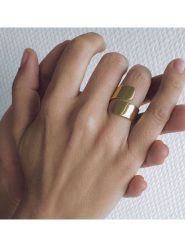 Les Favorites Pozłacany pierścionek rozmiar: 54. Żółte pierścionki damskie Les Favorites, pozłacane. Za 260.99 zł.