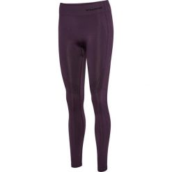 Damskie legginsy bezszwowe z wysokim stanem Hummel Shaping. Fioletowe legginsy damskie HUMMEL, bez wzorów. Za 166.00 zł.