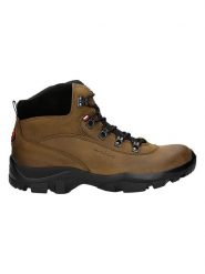 Wojas Botki w kolorze brązowo-czarnym rozmiar: 44. Brązowe buty zimowe męskie Wojas, z materiału, bez zapięcia. Za 309.65 zł.