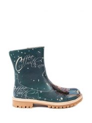 Streetfly Botki w kolorze ciemnozielonym ze wzorem rozmiar: 39. Zielone botki damskie Streetfly, z materiału, bez obcasa, bez zapięcia. Za 210.32 zł.