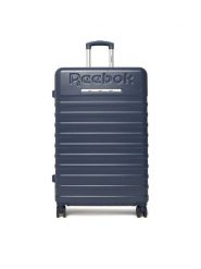 Reebok Walizka duża CWBEO-RBK-MS-003-L Granatowy. Niebieskie walizki Reebok, bez wzorów, z tworzywa sztucznego, duże. Za 349.99 zł.