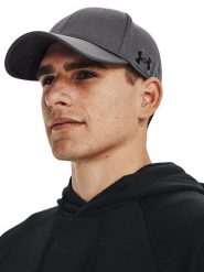 Under Armour Czapka "Team Blitzing" w kolorze szarym rozmiar: L/XL. Szare czapki męskie Under Armour, bez wzorów, sportowe. Za 87.61 zł.