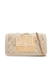 LOVE MOSCHINO Torebka JC5603PP1PL1011A Kremowy. Białe torebki klasyczne damskie Love Moschino, bez wzorów, ze skóry, bez dodatków. Za 669.99 zł.