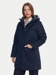 Tommy Hilfiger Parka WW0WW46533 Granatowy Relaxed Fit. Niebieskie parki damskie Tommy Hilfiger, l, bez wzorów, z bawełny. Za 1,049.00 zł.