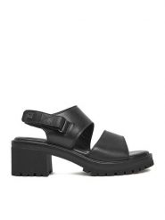 G-Star Raw Sandały WB-TILDE-24 Czarny. Czarne sandały damskie G-Star, bez wzorów, ze skóry, bez obcasa, na słupku. Za 154.99 zł.