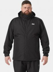 Kurtka przeciwdeszczowa męska Helly Hansen DUBLINER INSULATED. Czarne kurtki męskie Helly Hansen, m, bez wzorów, z materiału, klasyczne, bez kaptura. Za 583.20 zł.