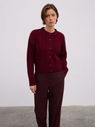 BGN Kardigan w kolorze bordowym rozmiar: 40. Czerwone kardigany damskie BGN, bez wzorów, z wełny. Za 169.67 zł.