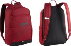 Plecak sportowy Puma Phase II. Czerwone plecaki damskie Puma, bez wzorów, z materiału, sportowe. Za 100.99 zł.