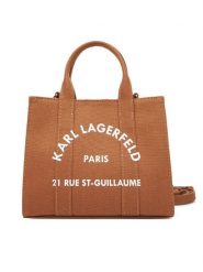 KARL LAGERFELD Torebka A3W50118 Brązowy. Brązowe torebki klasyczne damskie Karl Lagerfeld, bez wzorów, z materiału, bez dodatków. Za 299.99 zł.