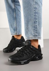 Czarne Buty Sportowe Sneakersy Ozdobione Tłoczeniem Zolzivia. Czarne buty sportowe na co dzień damskie Born2be, z aplikacjami, z jeansu. Za 99.99 zł.