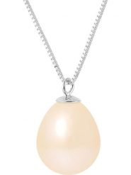Mitzuko Srebrny naszyjnik z perłą - dł. 42 cm rozmiar: onesize. Różowe naszyjniki damskie Mitzuko, srebrne. Za 208.99 zł.