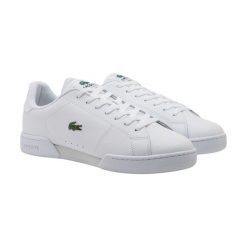 Buty sportowe męskie Lacoste Carnaby Cup 125 2. Białe buty sportowe na co dzień męskie Lacoste, z gumy, bez zapięcia, trekkingowe. Za 419.00 zł.