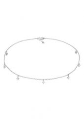 Elli Damski Choker Solitaire z kryształami cyrkonii w srebrze 925 Sterling Silver Naszyjniki 1 ct. Szare naszyjniki damskie Elli, na co dzień, srebrne. Za 268.99 zł.