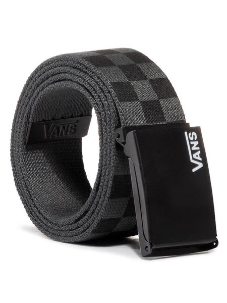 Vans Pasek Męski Deppster II Web VN0A31J1BA51 Czarny. Czarne paski męskie Vans, bez wzorów, z materiału. Za 109.99 zł.