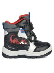 Geox Śniegowce B Flanfil Boy B Abx B363VA 054FU C0245 S Czarny. Czarne buty zimowe chłopięce Geox, ze skóry, bez zapięcia. Za 339.99 zł.