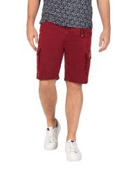 Timezone Szorty dżinsowe "Ryker" - Regular fit - w kolorze czerwonym rozmiar: W38. Czerwone szorty męskie Timezone, z jeansu, bez kołnierzyka. Za 100.99 zł.