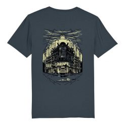 Koszulka T-shirt unisex Ghettoblastee Tokyo India szary. Szare t-shirty męskie GHETTOBLASTER, bez wzorów, bez kołnierzyka. Za 168.78 zł.