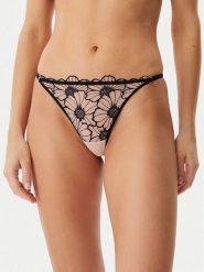 Chantelle Stringi Lush C22OG5 Czarny. Czarne stringi damskie Chantelle, bez wzorów, z syntetyku. Za 179.99 zł.