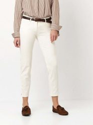 Toni Dżinsy - Slim fit - w kolorze kremowym rozmiar: W40. Brązowe jeansy damskie Toni. Za 152.99 zł.