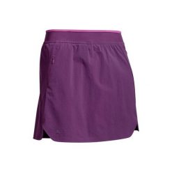 Spódnico-spodenki turystyczne MH500 damskie. Fioletowe szorty damskie QUECHUA, bez wzorów, z elastanu. Za 69.99 zł.
