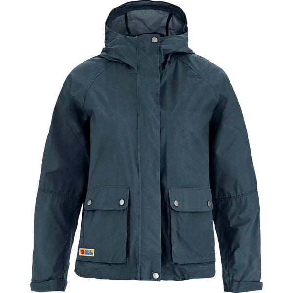 Fjall Raven Kurtka Vardag Vindby W Damskie. Niebieskie kurtki damskie Fjällräven, s, bez wzorów, z bawełny, z kapturem. Za 1,119.99 zł.