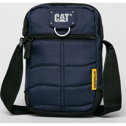 Caterpillar - Saszetka. Niebieskie saszetki męskie CATerpillar, z materiału. W wyprzedaży za 79.90 zł.