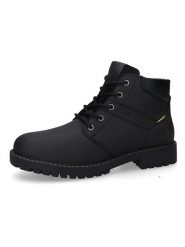 Camel Active Skórzane botki w kolorze czarnym rozmiar: 44. Czarne buty zimowe męskie Camel Active, z materiału, bez zapięcia. Za 294.97 zł.