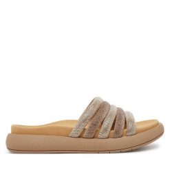 Klapki Gabor. Żółte klapki damskie Gabor, bez wzorów, bez obcasa. Za 359.99 zł.