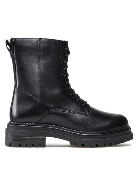 Lasocki Trapery RST-WHETHER-01 Czarny. Czarne trapery damskie Lasocki, ze skóry, bez obcasa. Za 279.99 zł.