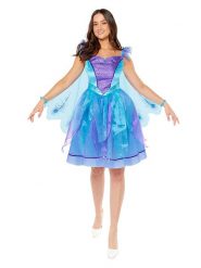 Amscan 2-częściowy kostium "Elegant peacock" w kolorze fioletowo-niebieskim rozmiar: S. Niebieskie stroje jednoczęściowe damskie AMSCAN, s, z aplikacjami. Za 117.99 zł.