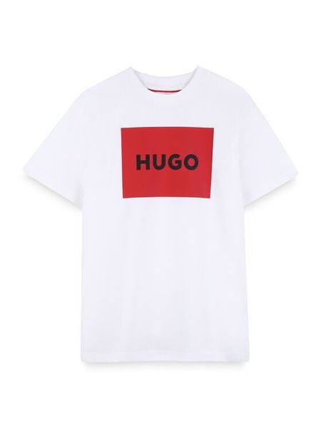 HUGO T-Shirt G00572 S Biały Regular Fit. Białe t-shirty chłopięce Hugo, bez wzorów, z bawełny, bez ramiączek. Za 164.99 zł.