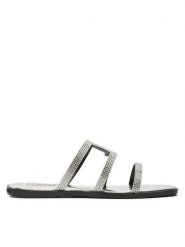 KARL LAGERFELD Klapki KL87405 Srebrny. Szare klapki damskie Karl Lagerfeld, bez wzorów, z syntetyku, bez obcasa. Za 769.99 zł.