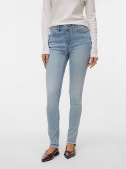 Vero Moda Dżinsy - Skinny fit - w kolorze błękitnym rozmiar: L/L32. Niebieskie jeansy damskie Vero Moda. Za 126.99 zł.