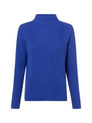 Marie Lund Sweter Kobiety Bawełna niebieski, XS. Niebieskie swetry klasyczne damskie Marie Lund, uniwersalny, z bawełny, bez kołnierzyka. Za 299.95 zł.