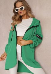 Zielona Kurtka Oversize Wiatrówka Ceshela. Zielone kurtki damskie Renee, xs, bez wzorów, bez kaptura. Za 54.99 zł.