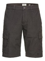 Camel Active Bojówki - Regular fit - w kolorze antracytowym rozmiar: 33. Czarne szorty męskie Camel Active, bez wzorów, z bawełny. Za 126.99 zł.