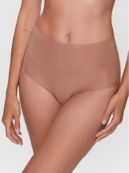Chantelle Figi klasyczne z wysokim stanem Soft Stretch C26470 Brązowy. Brązowe figi damskie Chantelle, bez wzorów, z syntetyku. Za 59.99 zł.