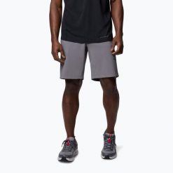 Spodenki trekkingowe męskie Columbia Triple II. Szare szorty męskie Columbia, bez kołnierzyka. Za 249.99 zł.