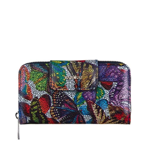 Portfel damski BajuBaj ze skóry naturalnej w motyle PD2006Cs13 RFID. Portfele damskie bez wzorów, ze skóry. Za 180.50 zł.