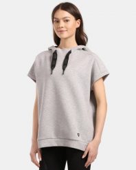 Damska bluza z kapturem Kilpi DIAN-W. Szare bluzy z kapturem damskie Kilpi, z bawełny. Za 318.77 zł.