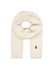 Polo Ralph Lauren Szalik 323953206005 Écru. Szaliki dziecięce Polo Ralph Lauren, z bawełny, bez ramiączek. Za 289.99 zł.