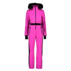 Damski kombinezon narciarski CMP. Czerwone kombinezony damskie CMP, na zimę, s, bez wzorów, sportowe, bez kołnierzyka, bez ramiączek. W wyprzedaży za 799.99 zł.