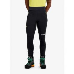 Spodnie softshell damskie Berghaus MTN Guide Alpine Legging. Czarne spodnie dresowe damskie Berghaus, na lato, bez wzorów, z softshellu. Za 471.89 zł.
