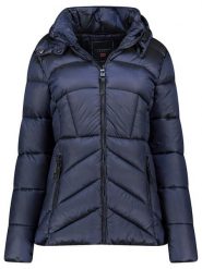 Geographical Norway Kurtka pikowana "Blanche" w kolorze granatowym rozmiar: XL. Niebieskie kurtki damskie Geographical Norway, xl, bez wzorów, bez kaptura. Za 204.48 zł.