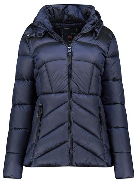 Geographical Norway Kurtka pikowana "Blanche" w kolorze granatowym rozmiar: M. Niebieskie kurtki damskie Geographical Norway, m, bez wzorów, bez kaptura. Za 208.83 zł.