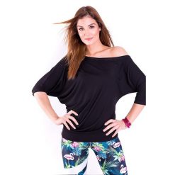Bluzka do tańca damska 2skin SPONTANIC BLACK. Czarne bluzki sportowe damskie 2SkIN, uniwersalny, bez wzorów, z elastanu, bez ramiączek. Za 119.00 zł.