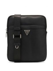 Guess Torba 184197 Czarny. Czarne torby męskie na ramię Guess, z aplikacjami, na ramię. Za 324.99 zł.